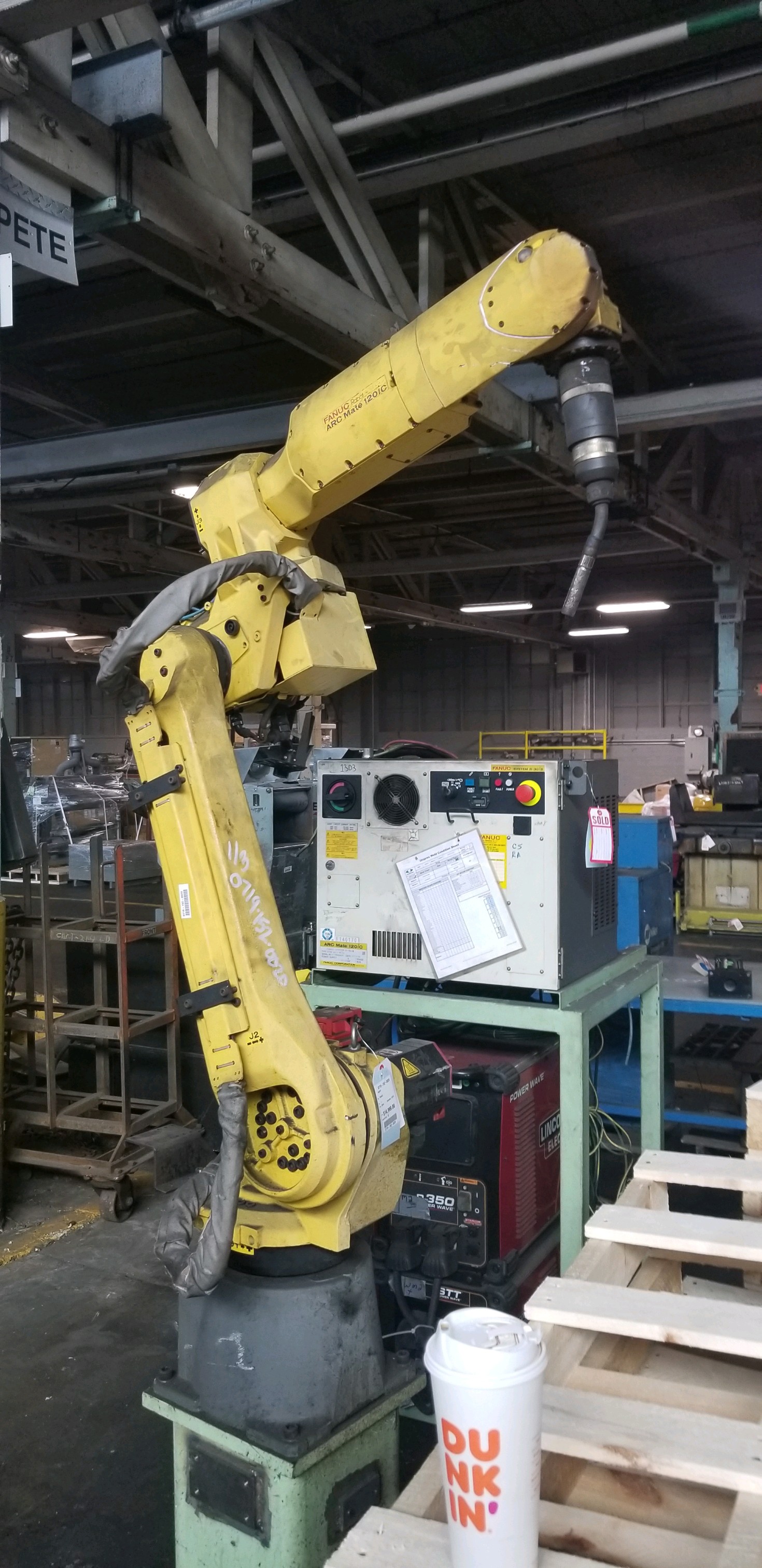 Fanuc Arcmate 1ic Robot With R 30ib Controller Acquired