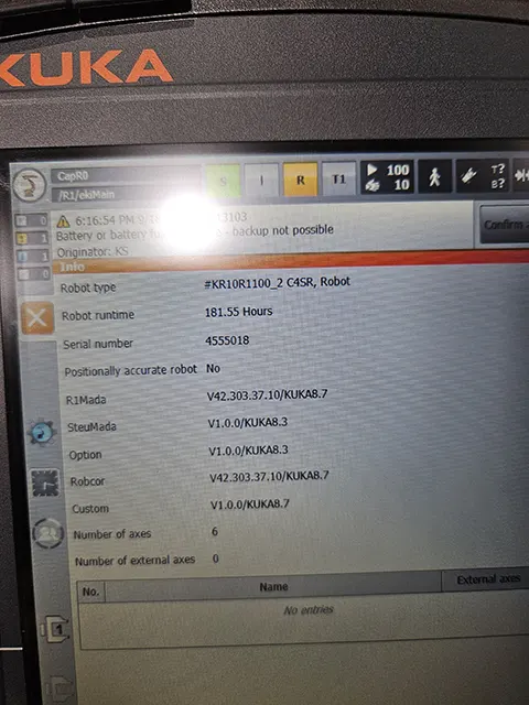 KUKA KR10 R1100