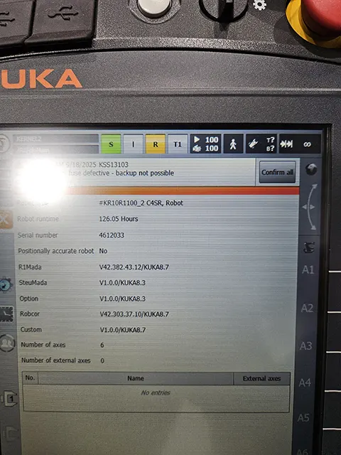 KUKA KR10 R1100